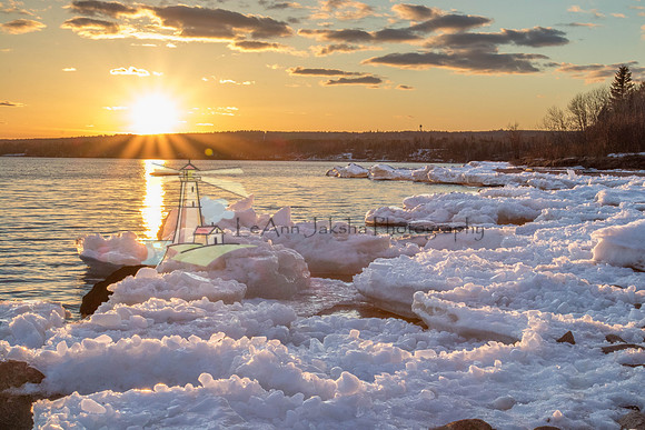 Ice Capped Sunset I