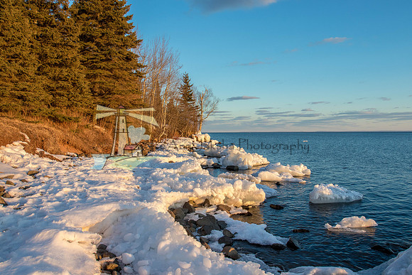 Ice Capped Sunset II
