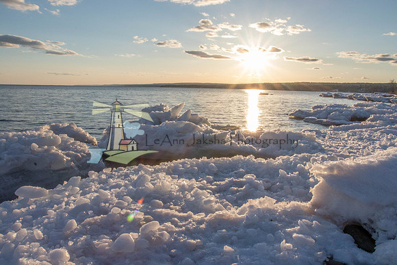 Ice Capped Sunset IV
